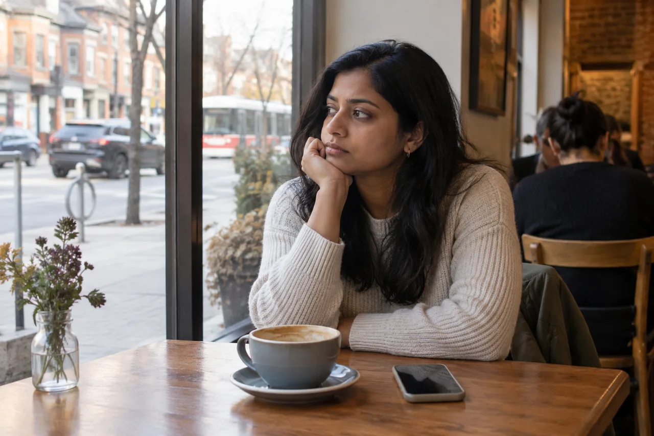 Person considering a professional decision in Toronto